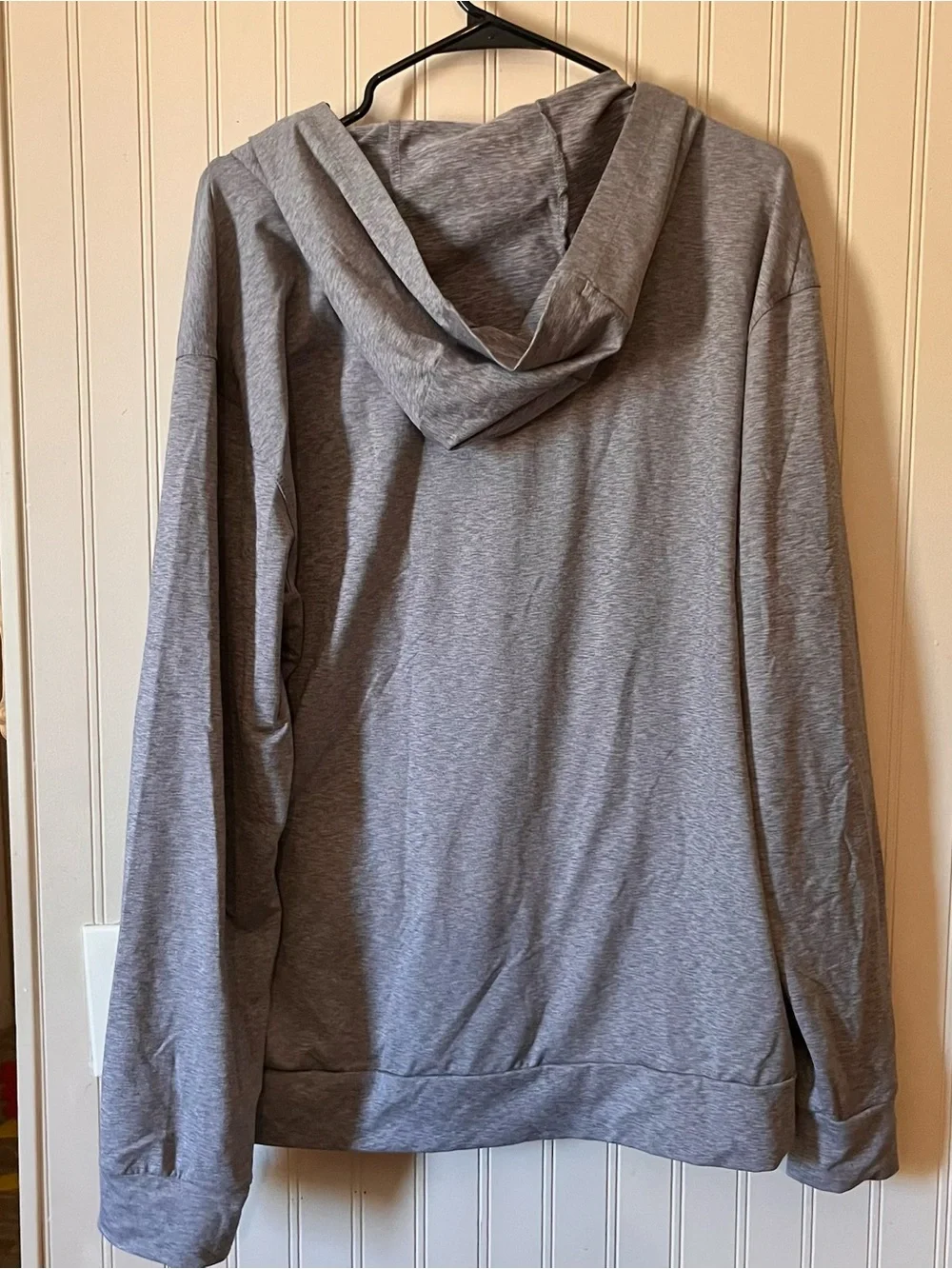 Nike Dri-Fit Full Zip Hooded Sweatshirt Track Jacket Size Large Gray